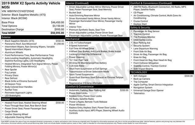 Used 2019 BMW X2 M35i image 41