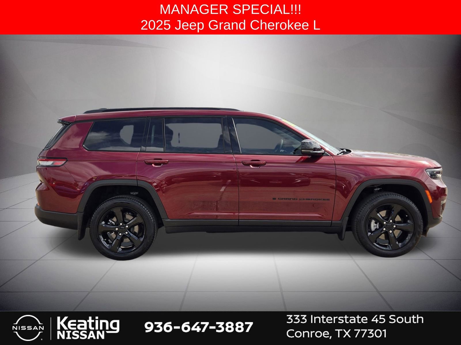 Used 2025 Jeep Grand Cherokee L Limited w/ Black Appearance Package image 2