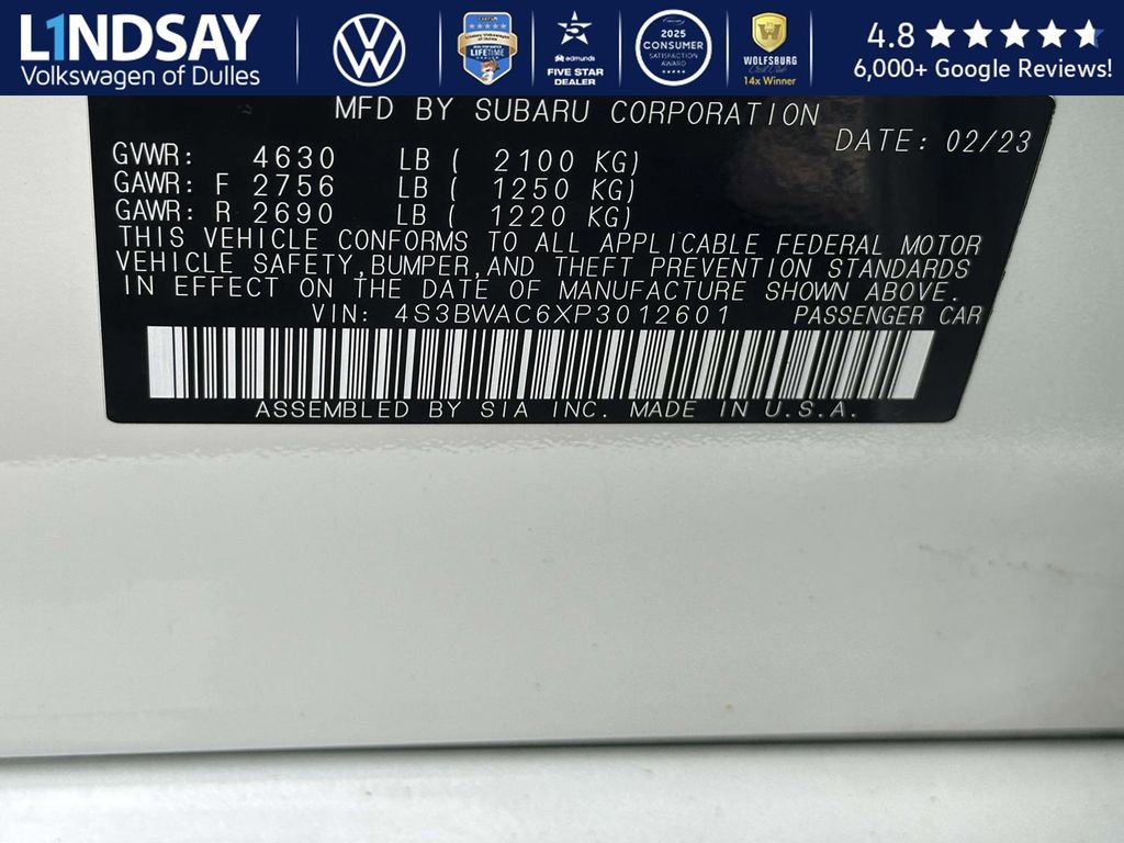 Used 2023 Subaru Legacy Premium image 25