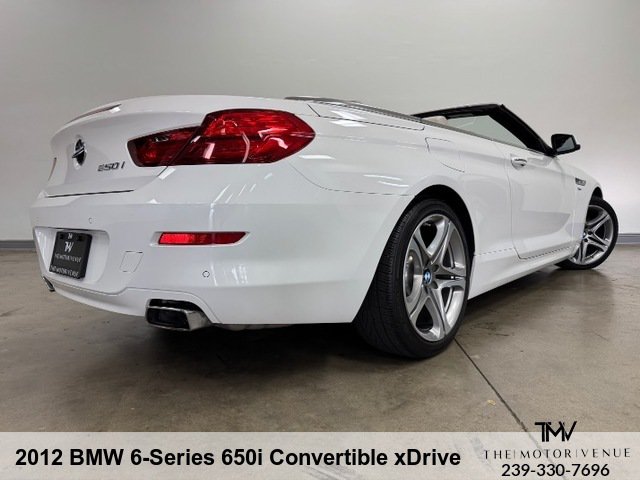 Used 2012 BMW 650i xDrive Convertible AWD/4WD image 14