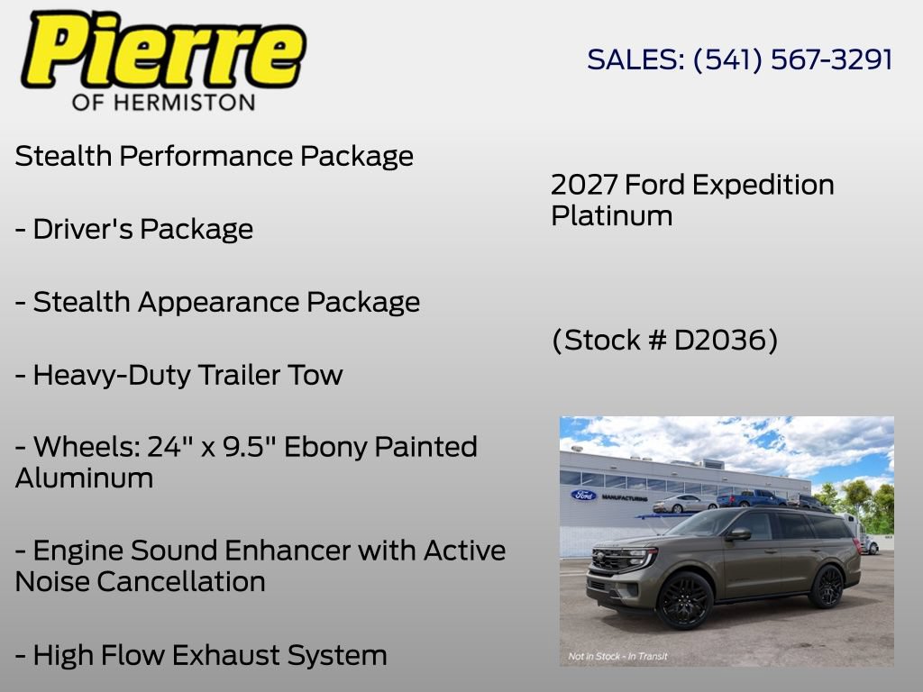 New 2027 Ford Expedition Platinum AWD/4WD image 6
