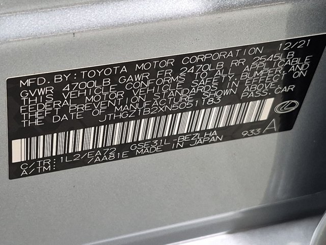 Used 2022 Lexus IS 350 F Sport RWD image 25