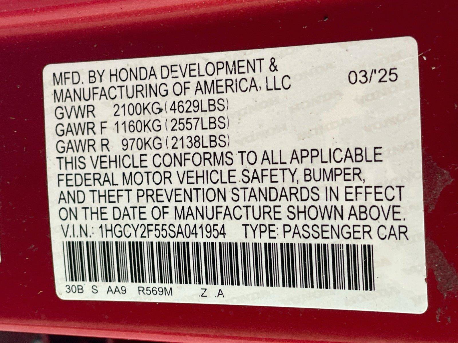 Certified 2025 Honda Accord Sport image 34