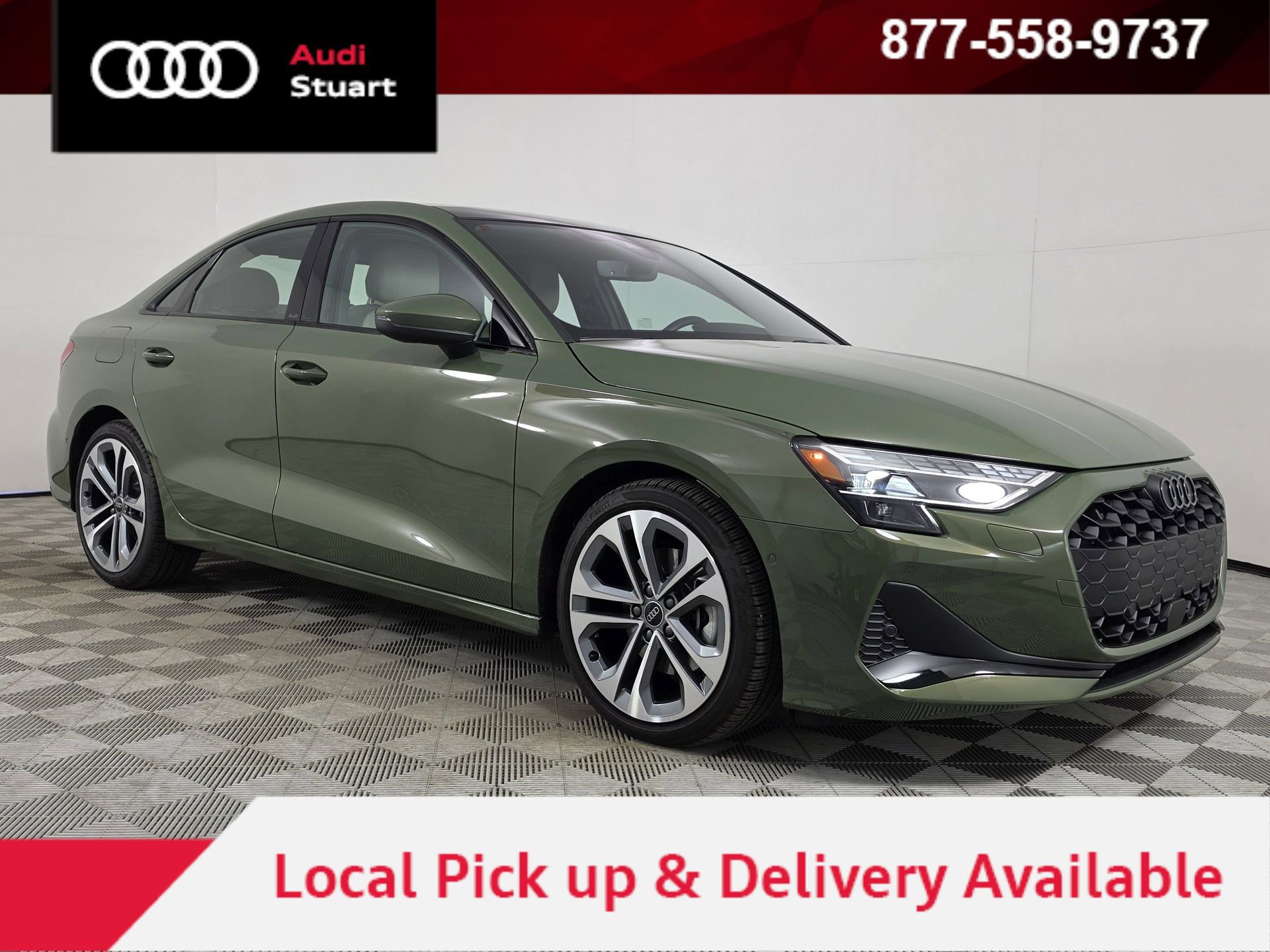 Certified 2025 Audi A3 2.0T Premium w/ Black Optic Package AWD/4WD image 1
