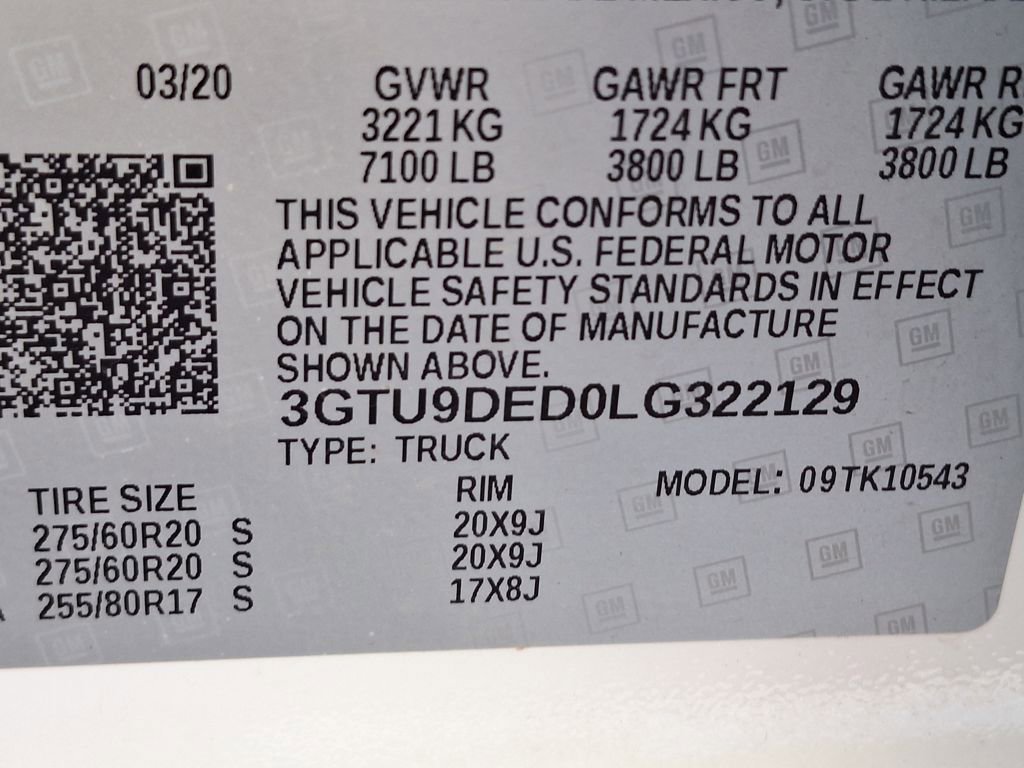 Used 2020 GMC Sierra 1500 SLT w/ SLT Premium Plus Package image 38