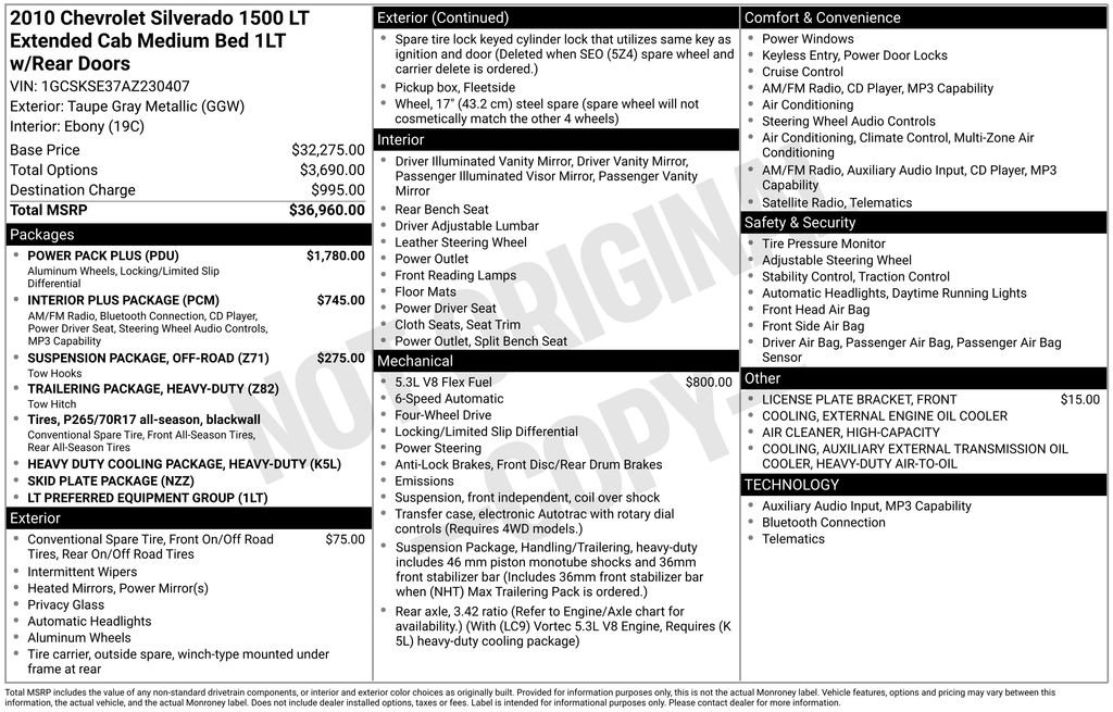 Used 2010 Chevrolet Silverado 1500 LT w/ Power Pack Plus image 26