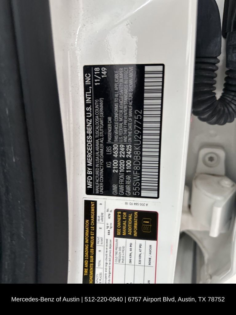 Certified 2019 Mercedes-Benz C 300 Sedan image 34