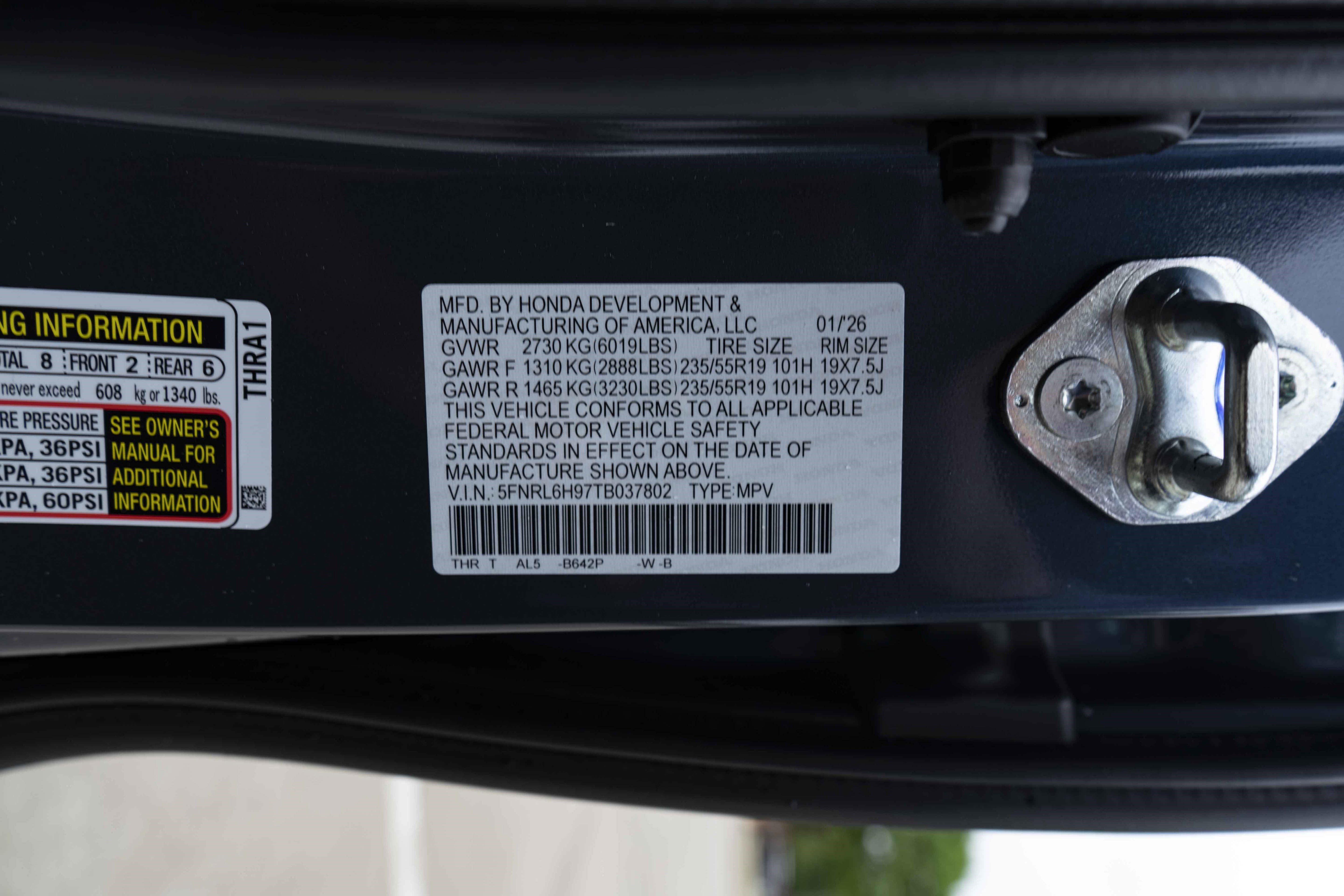 Used 2026 Honda Odyssey Elite image 52