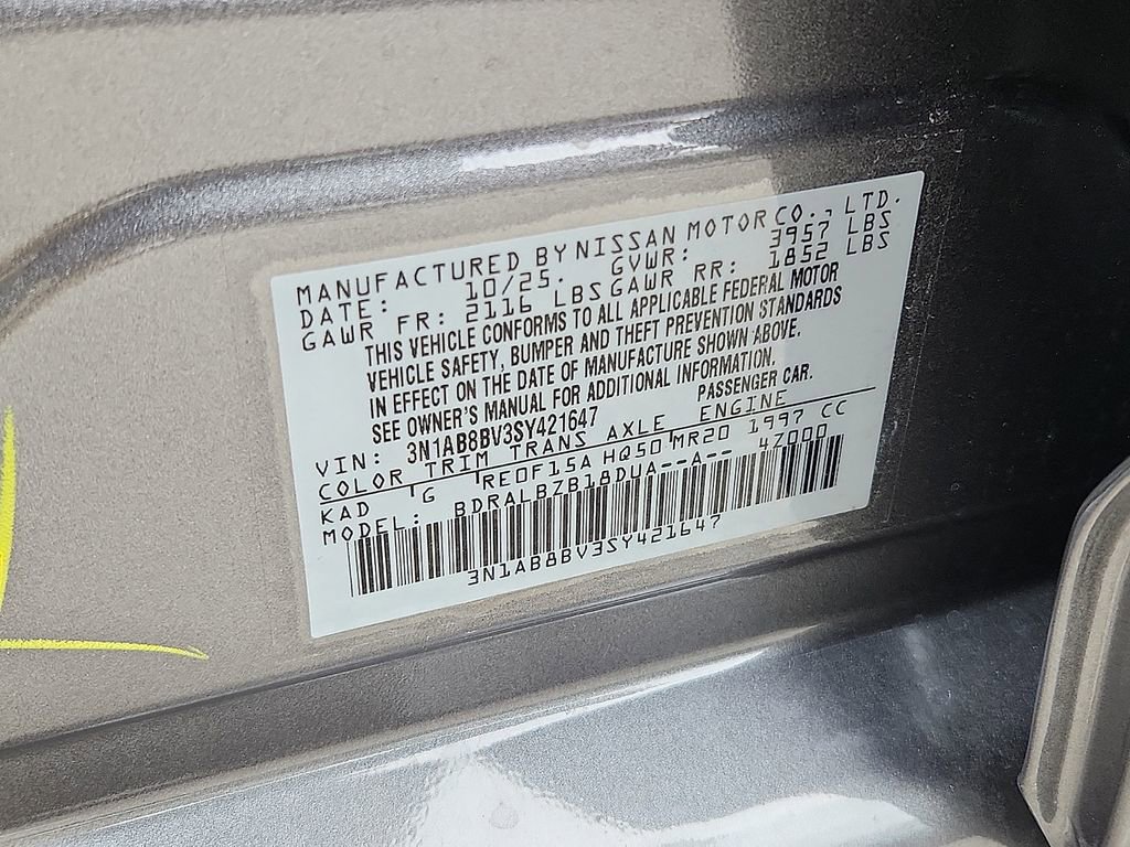 New 2025 Nissan Sentra S image 10