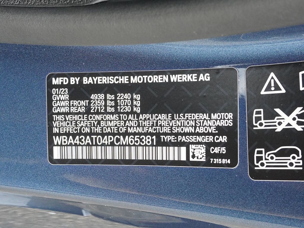 Used 2023 BMW 430i xDrive Convertible w/ Convenience Package AWD/4WD image 53