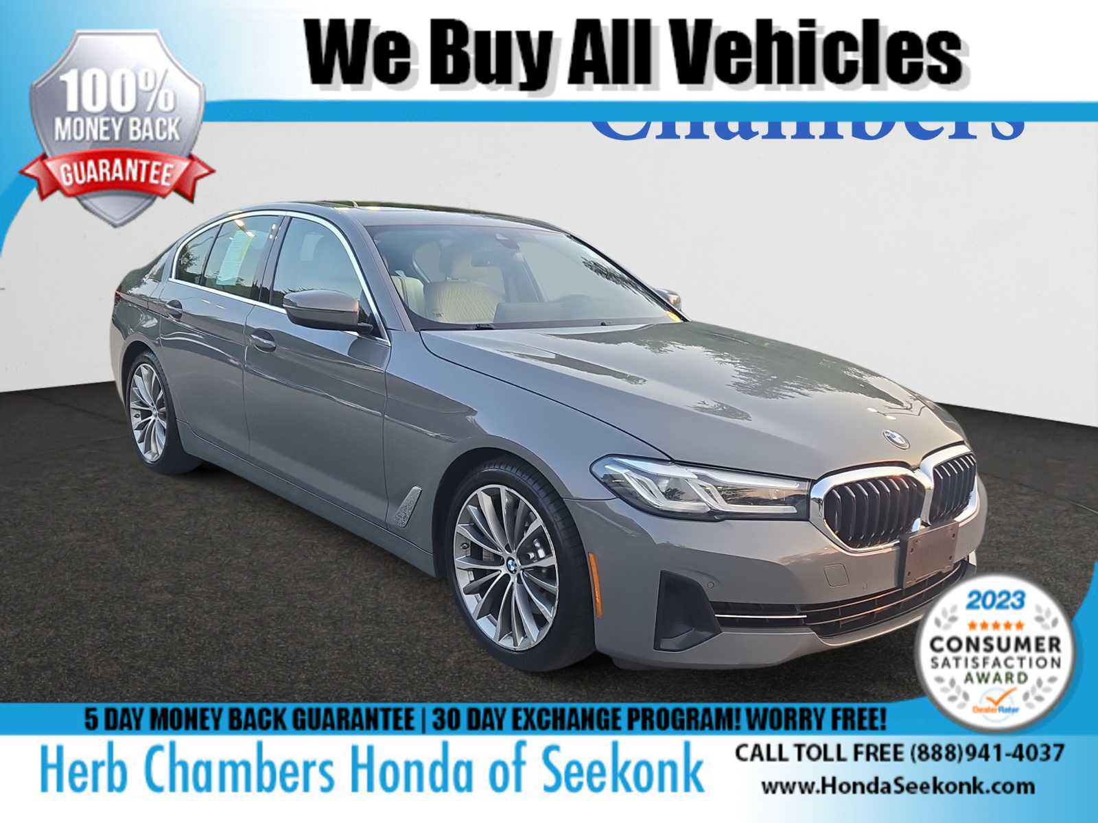 Used 2022 BMW 530i xDrive w/ Premium Package