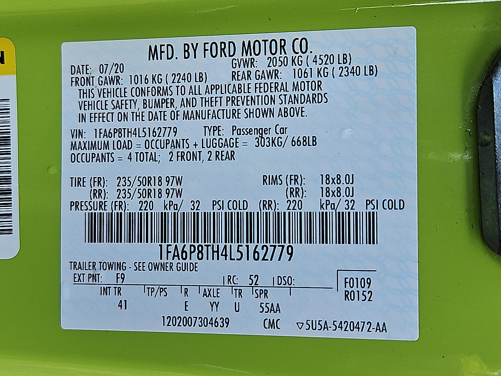 Used 2020 Ford Mustang Premium RWD image 25