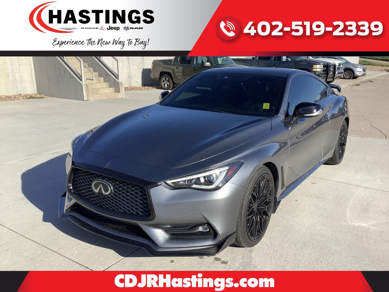 Used 2019 INFINITI Q60 Red Sport 400 w/ Cargo Package