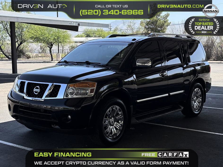 Used 2015 Nissan Armada Platinum w/ 2nd Row Captain Seat Package RWD image 3