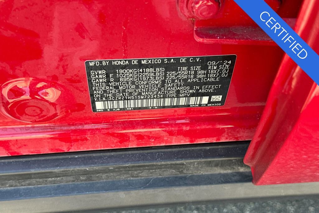 Certified 2025 Honda HR-V Sport image 31