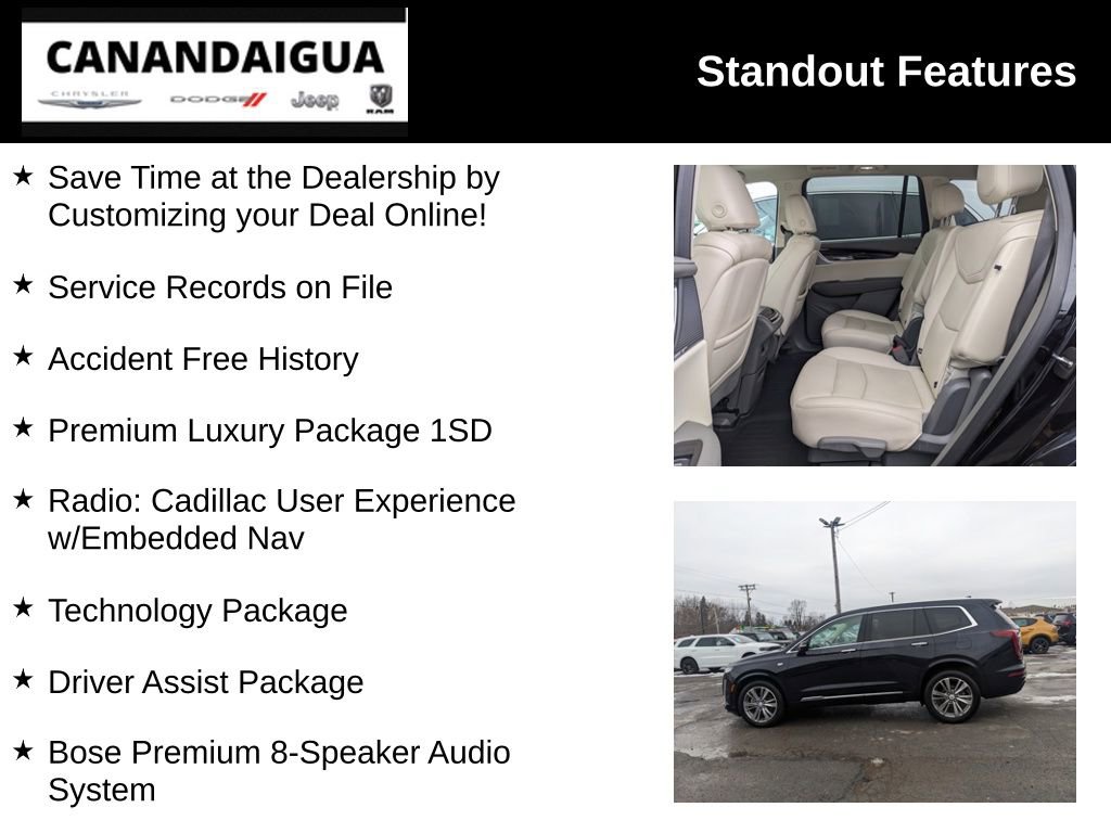 Used 2022 Cadillac XT6 Premium Luxury w/ Technology Package image 8