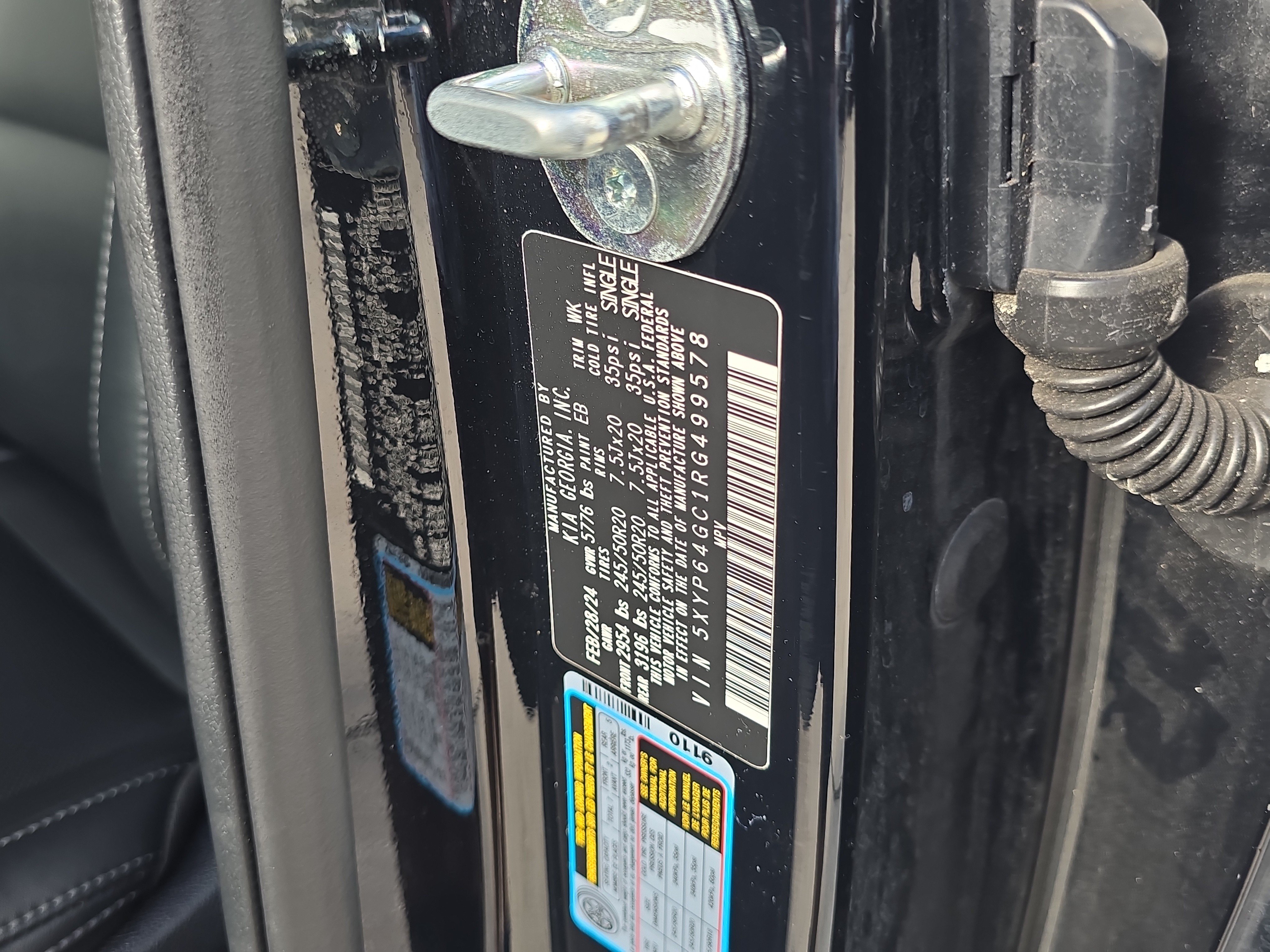 Certified 2024 Kia Telluride S w/ S Sunroof Package FWD image 34