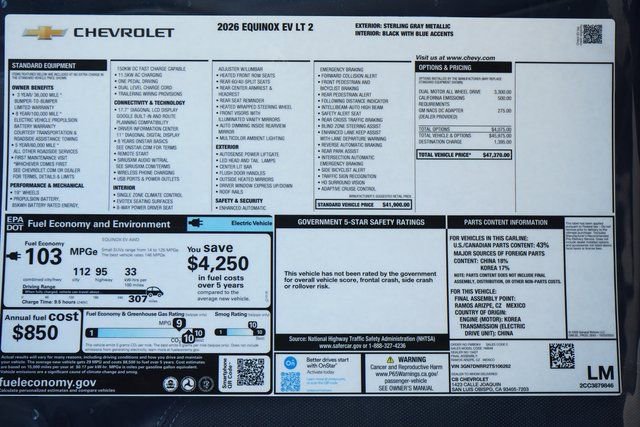 New 2026 Chevrolet Equinox EV LT image 29
