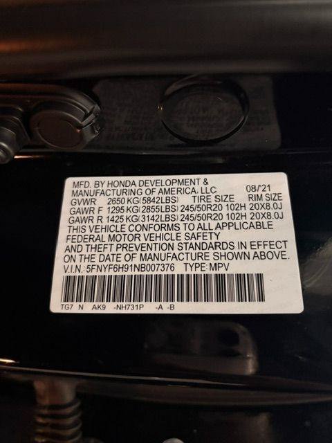 Used 2022 Honda Pilot Touring image 19