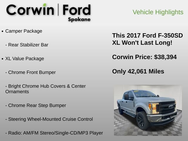 Used 2017 Ford F350 XL w/ XL Value Package image 6
