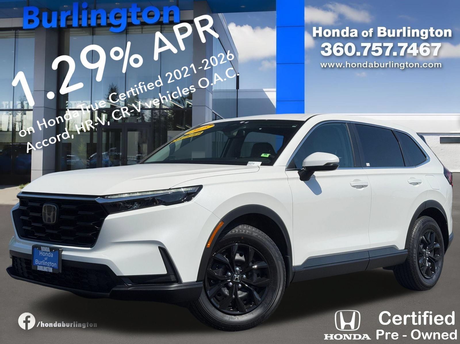 Certified 2025 Honda CR-V LX