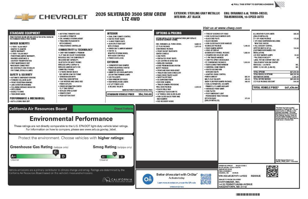 New 2026 Chevrolet Silverado 3500 LTZ w/ LTZ Plus Package image 5