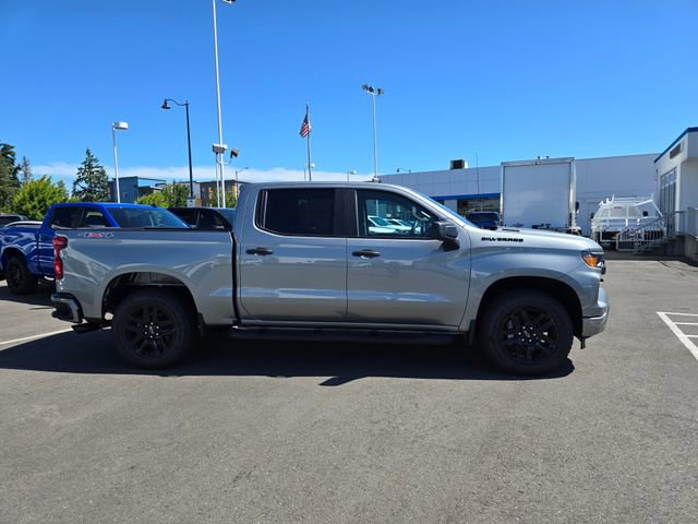 New 2025 Chevrolet Silverado 1500 Custom w/ Turbomax Blackout Package AWD/4WD image 3