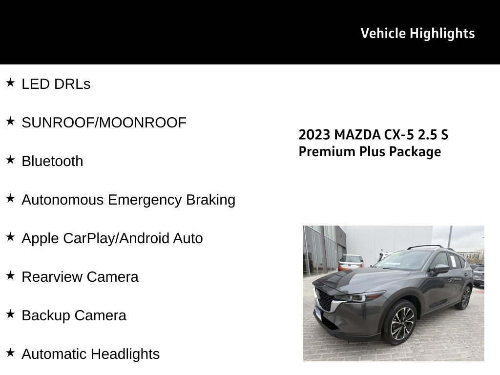 Used 2023 MAZDA CX-5 AWD 2.5 S w/ Premium Plus Pkg image 27