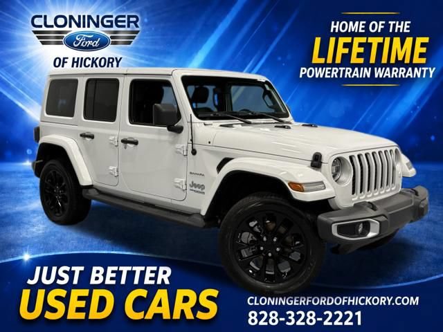 Used 2021 Jeep Wrangler Unlimited Sahara w/ Cold Weather Group AWD/4WD image 1