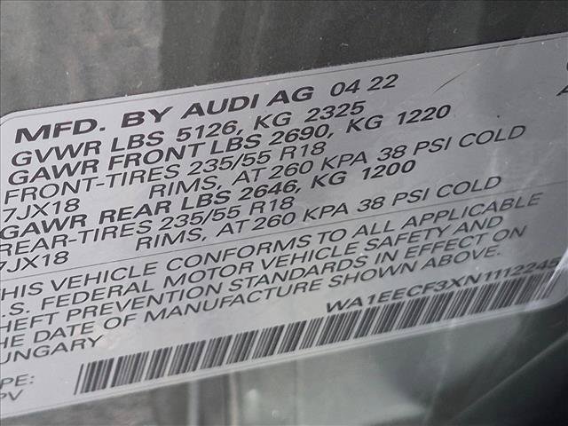 Used 2022 Audi Q3 2.0T Premium Plus w/ Premium Plus Package AWD/4WD image 23