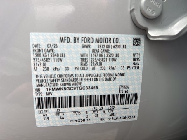 New 2026 Ford Explorer ST w/ Sun And Sound Package AWD/4WD image 18