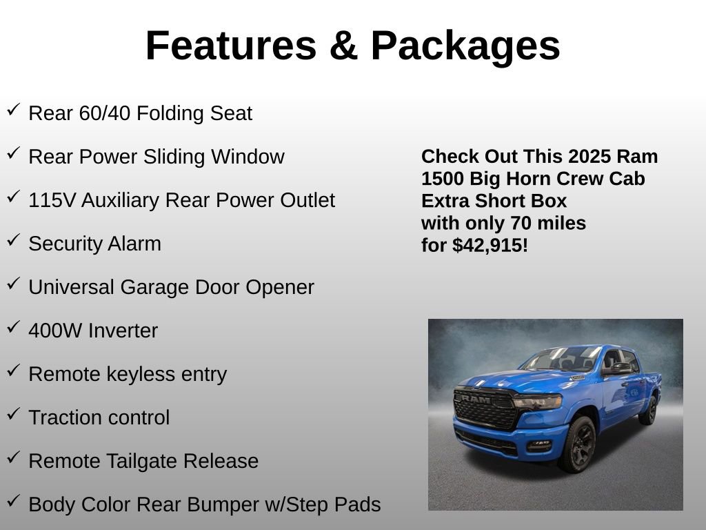 Used 2025 RAM 1500 Big Horn image 8