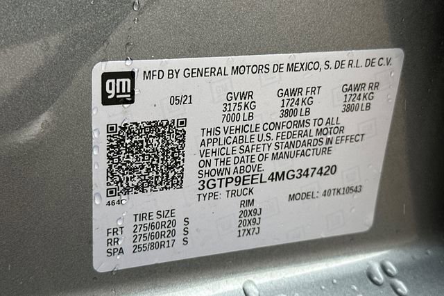 Used 2021 GMC Sierra 1500 AT4 w/ AT4 Premium Package image 32