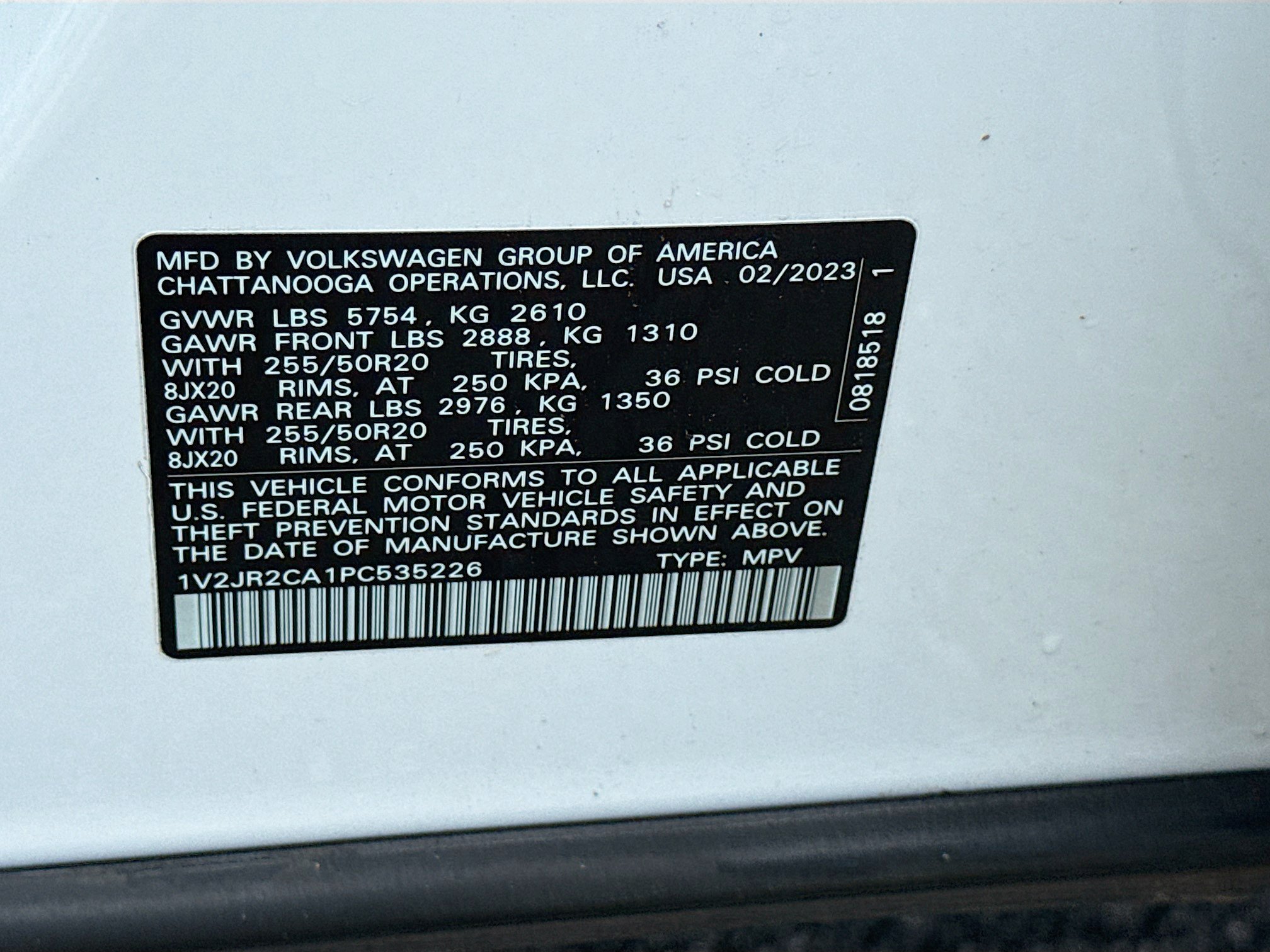 Used 2023 Volkswagen Atlas SE w/ Panoramic Sunroof Package FWD image 46