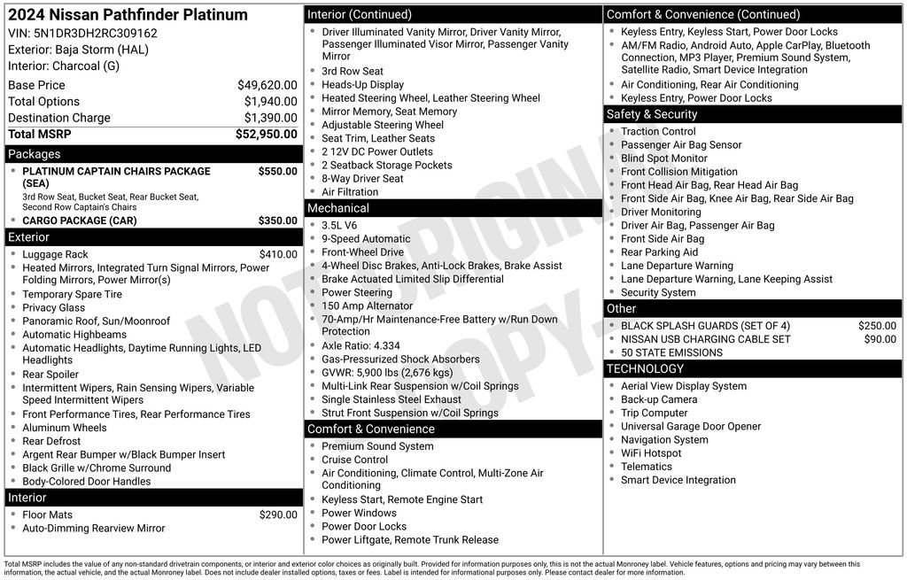 Certified 2024 Nissan Pathfinder Platinum image 7