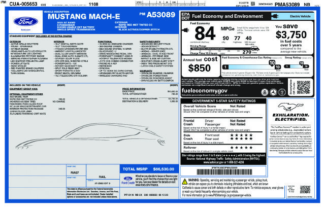 Used 2023 Ford Mustang Mach-E GT AWD/4WD image 48
