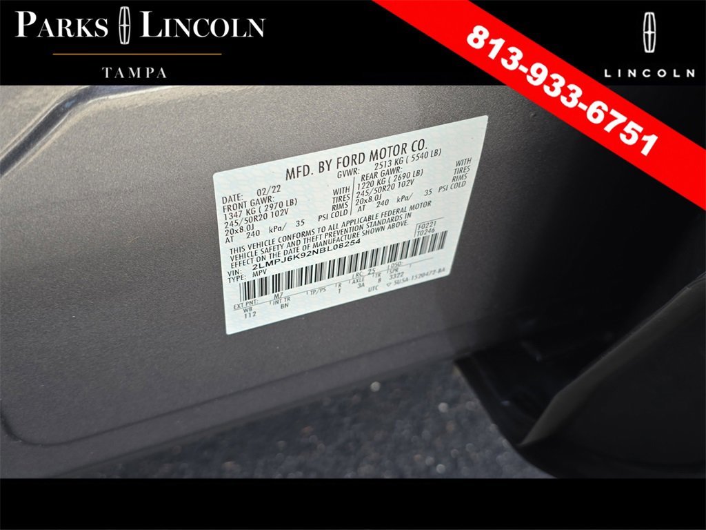 Certified 2022 Lincoln Nautilus Reserve image 34