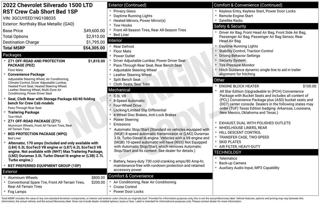 Used 2022 Chevrolet Silverado 1500 RST AWD/4WD image 2