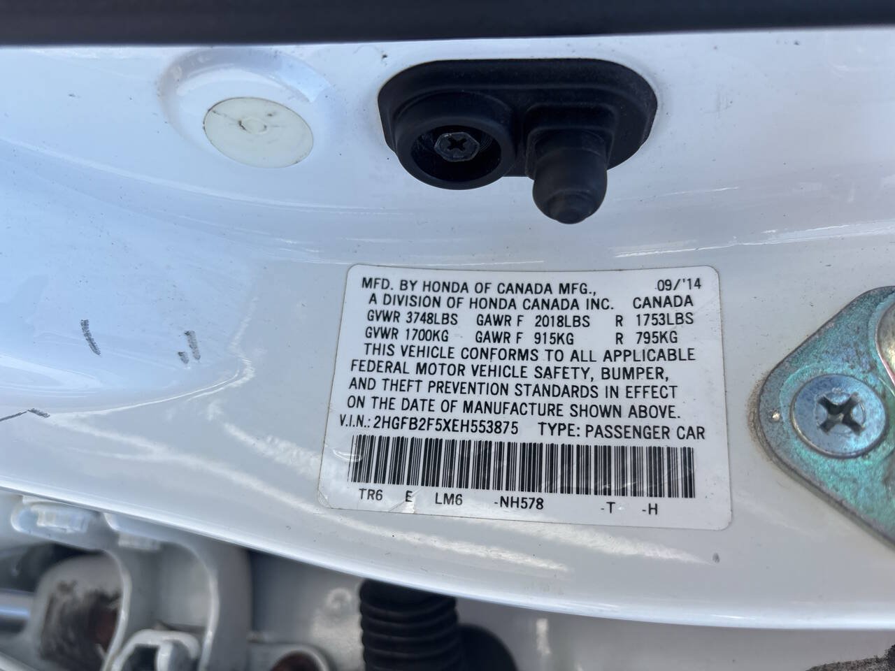 Used 2014 Honda Civic LX image 16