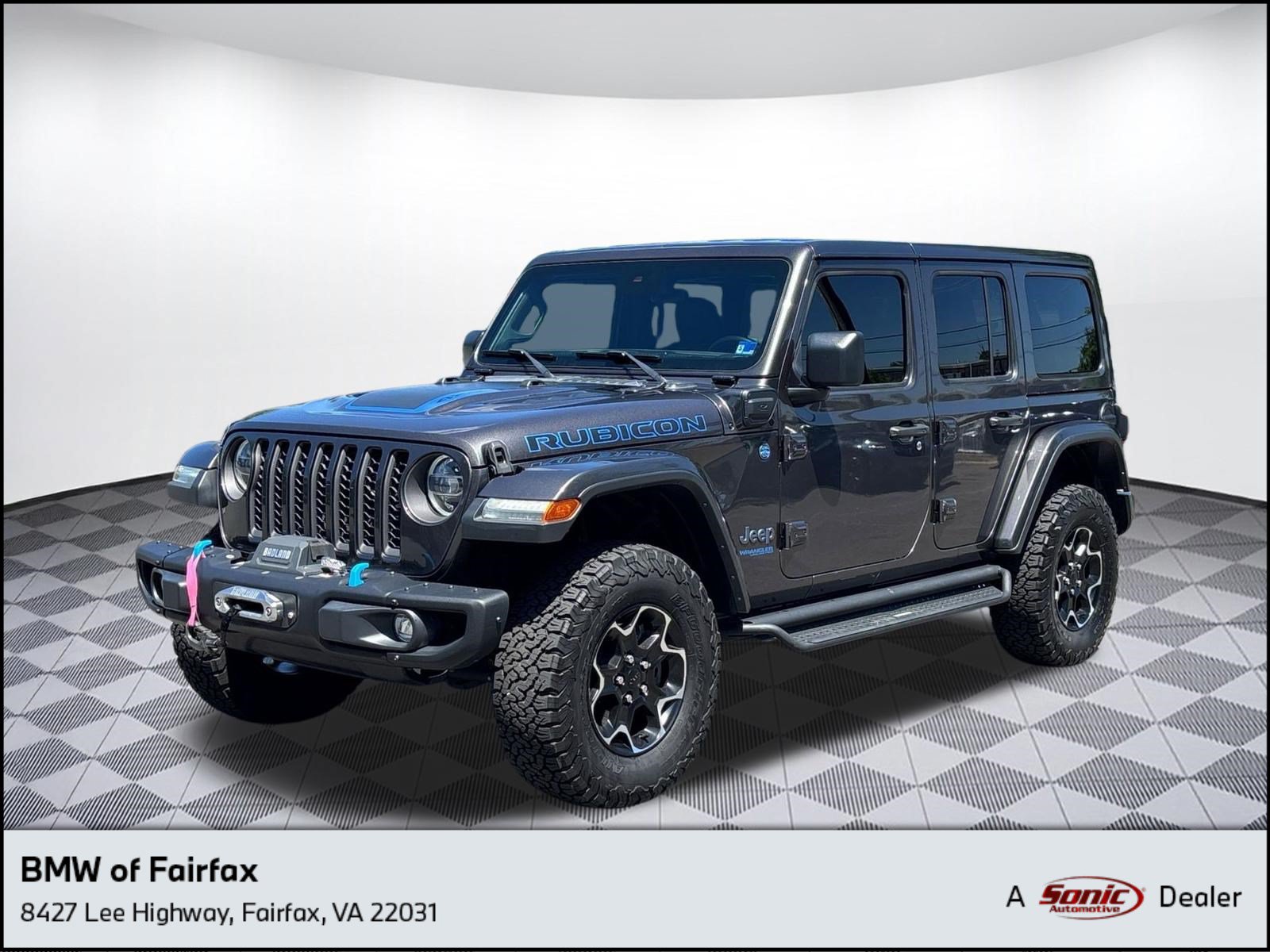Used 2021 Jeep Wrangler Unlimited Rubicon 4xe w/ Steel Bumper Group AWD/4WD image 1