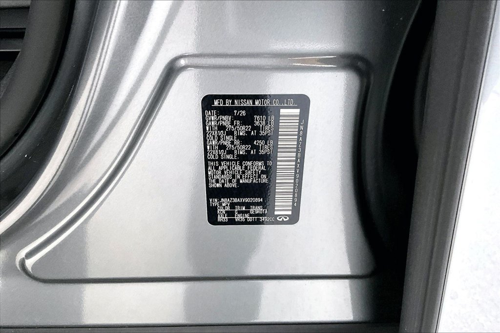 New 2027 INFINITI QX80 Luxe w/ Cargo Package RWD image 30