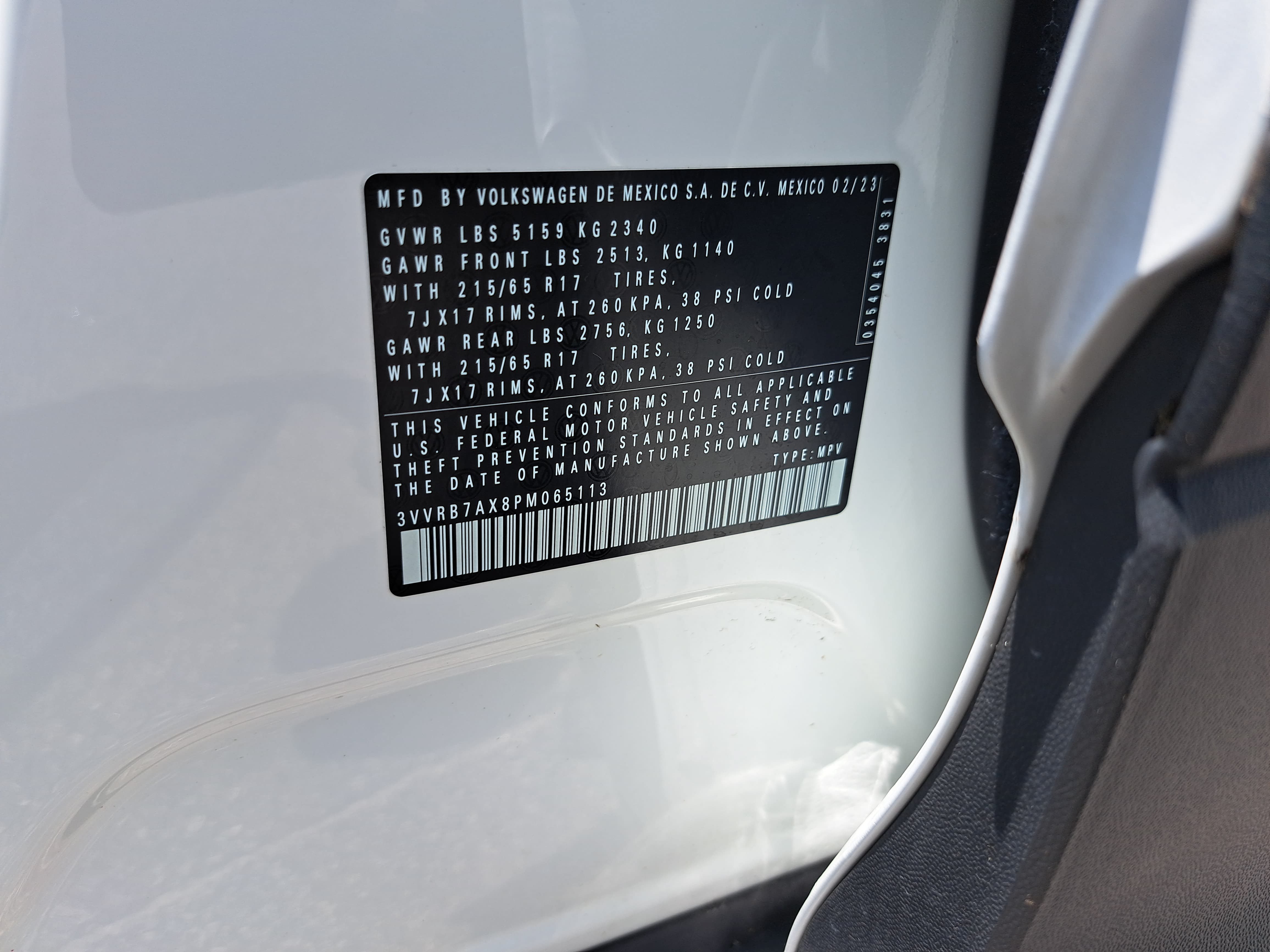 Certified 2023 Volkswagen Tiguan S w/ Driver Assistance Package FWD image 32