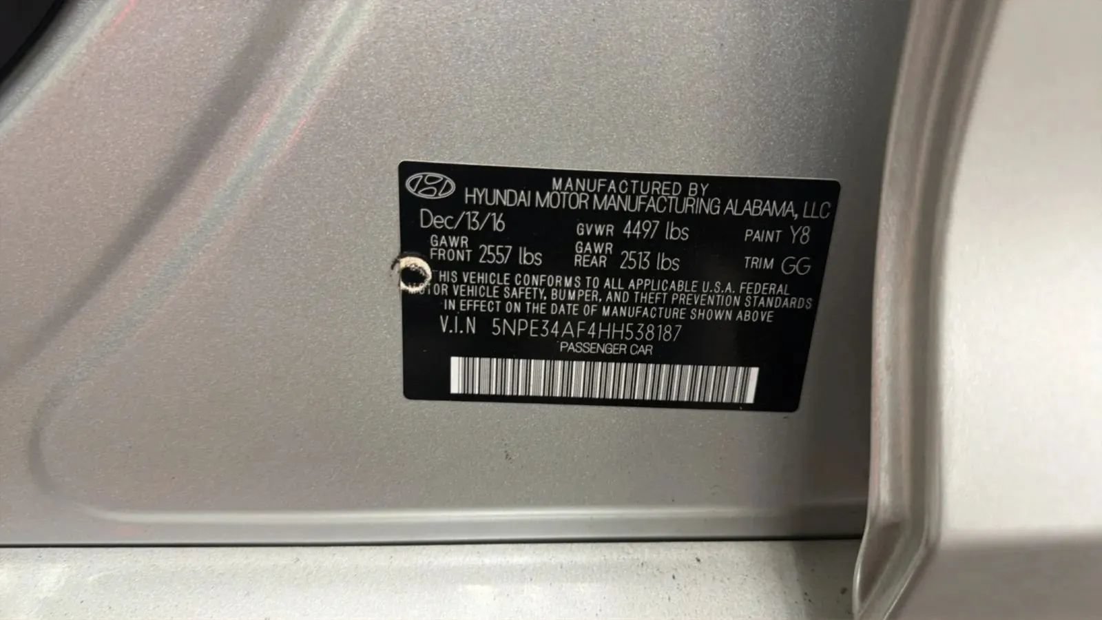 Used 2017 Hyundai Sonata Sport w/ Value Edition Package 02 FWD image 25