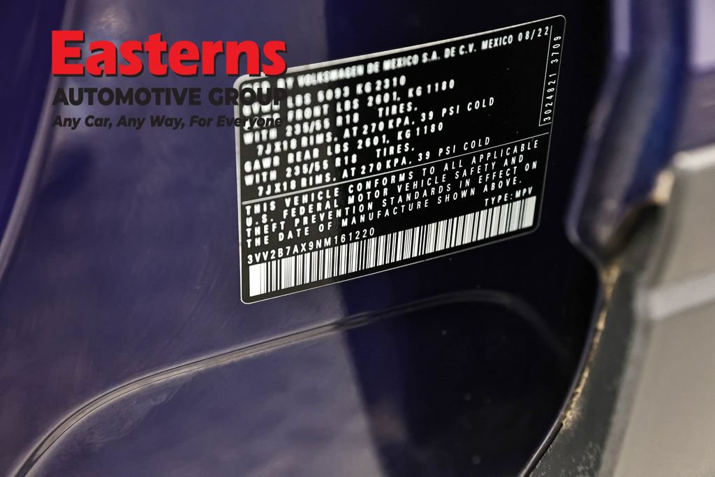 Used 2022 Volkswagen Tiguan SE w/ Panoramic Sunroof Package AWD/4WD image 70