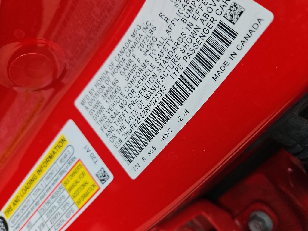 Certified 2024 Honda Civic Sport image 14