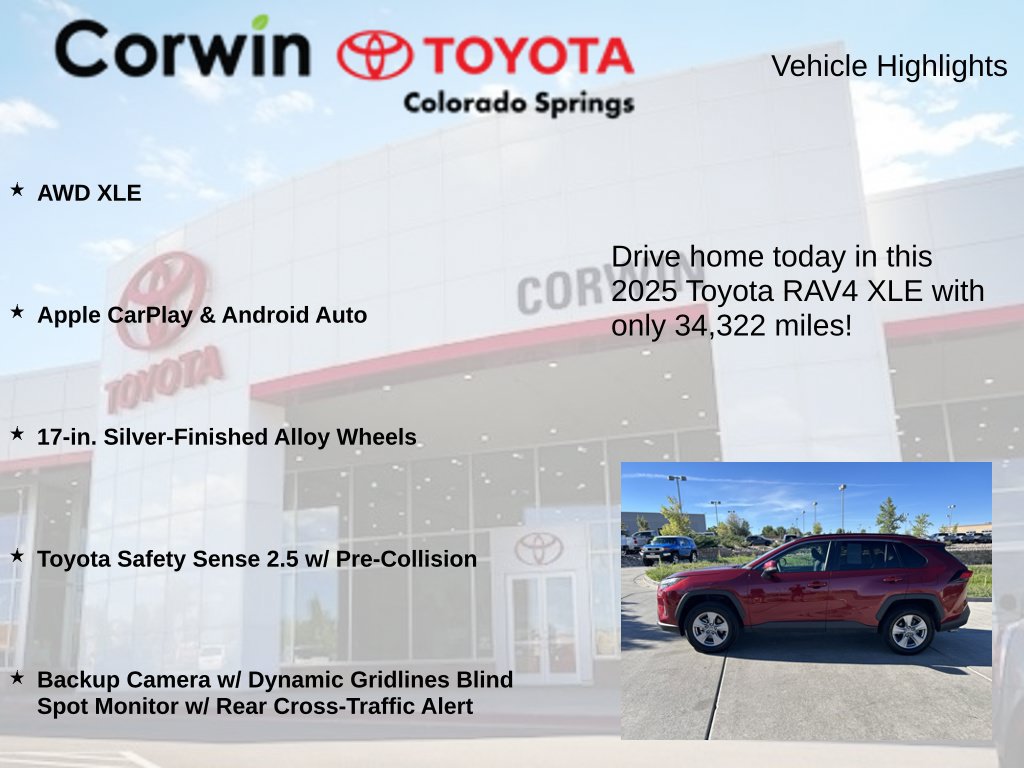 Used 2025 Toyota RAV4 XLE AWD/4WD image 6