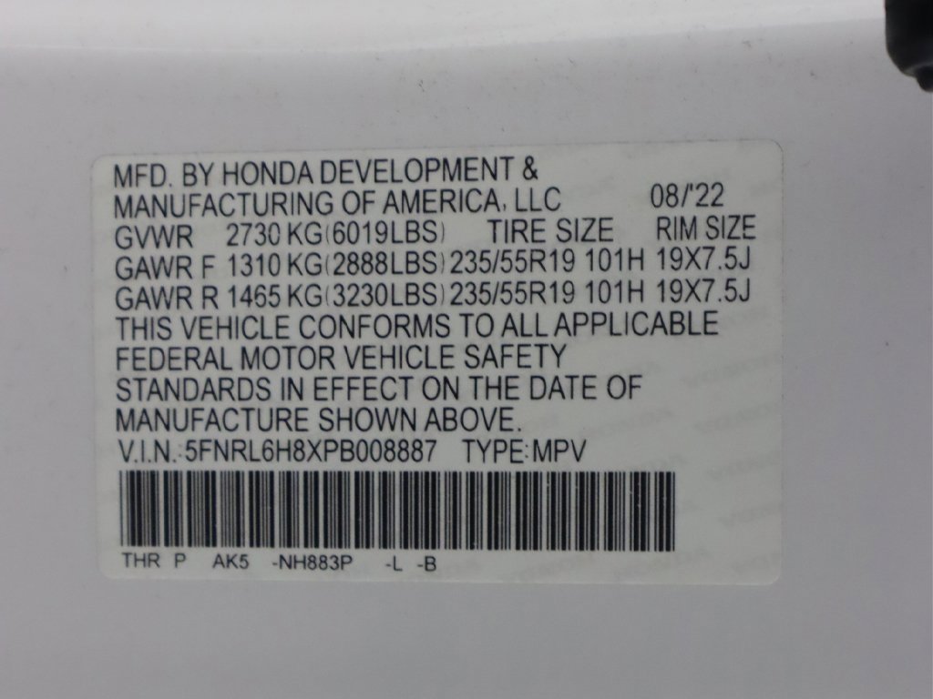 Used 2023 Honda Odyssey Touring image 58