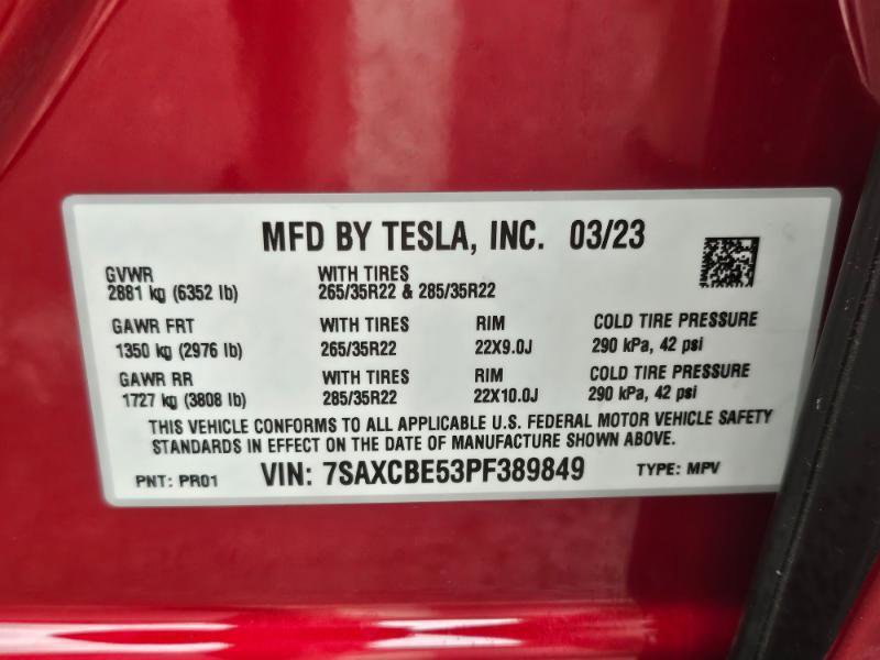 Used 2023 Tesla Model X AWD/4WD image 35