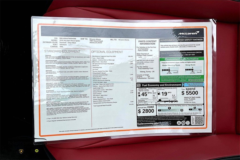 New 2026 McLaren Artura Spider image 12