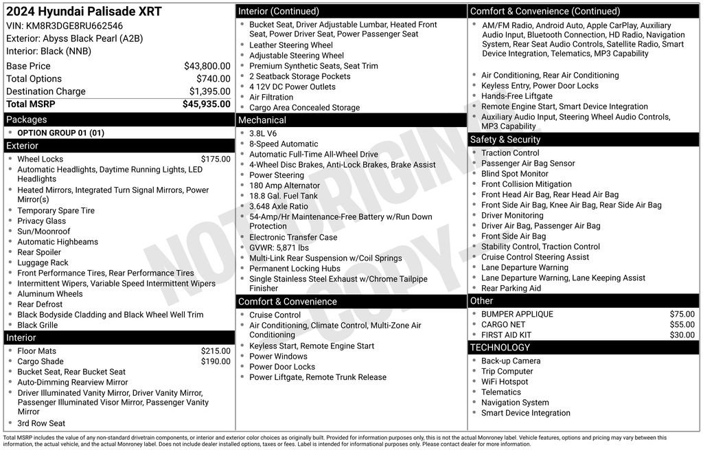 Used 2024 Hyundai Palisade XRT AWD/4WD image 6